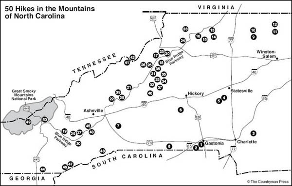 CONTENTS Introduction Selecting 50 hikes out of all the hiking trails in North - photo 5