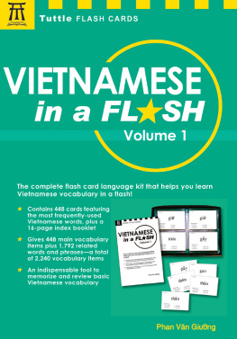 Phan Van Giuong Vietnamese Flash Cards Kit Ebook: the Complete Language Learning Kit (200 hole-punched cards, CD with Audio recordings, 32-page Study Guide)