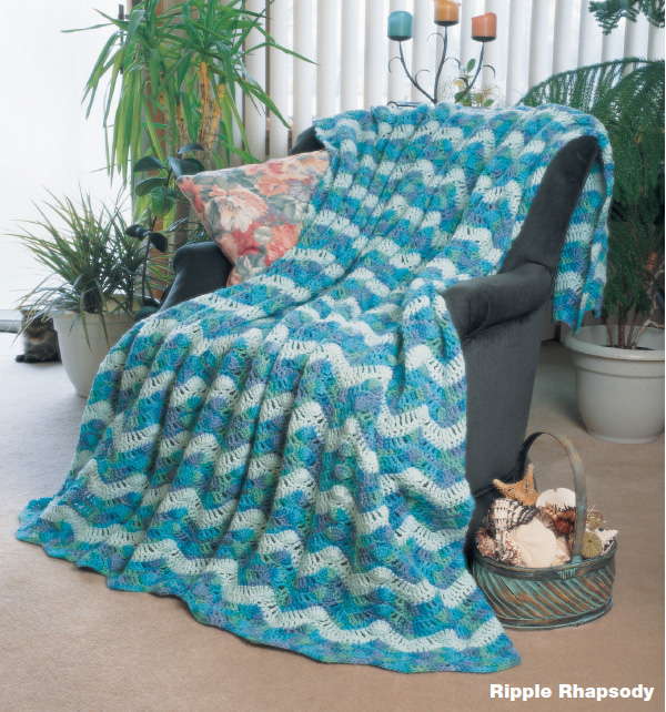 Pretty Ripple Afghans - image 1