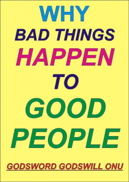 Godsword Godswill Onu - Why Bad Things Happen to Good People
