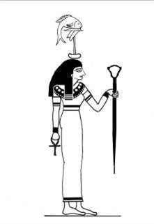 The Goddess Hatmehyt A drawing from a temple carving in Egypt Though - photo 4