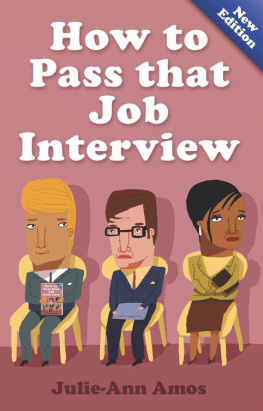 Julie-Ann Amos - How to Pass that Job Interview