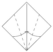 Fold two edges to meet at the crease Turn over Fold up the bottom - photo 9