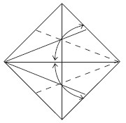 Fold two edges from the right side to meet at the crease Unfold Fold all - photo 20