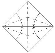 Fold all four edges to meet at the horizontal crease Let the top and bottom - photo 21