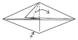 Squash-fold the corner evenly Repeat behind Fold the bottom corner of - photo 16