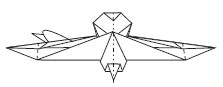 Valley-fold the wingtips to form a graceful bend Mountain-fold the body in - photo 21