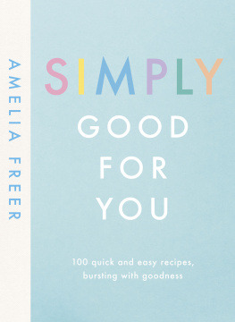 Amelia Freer Simply Good For You