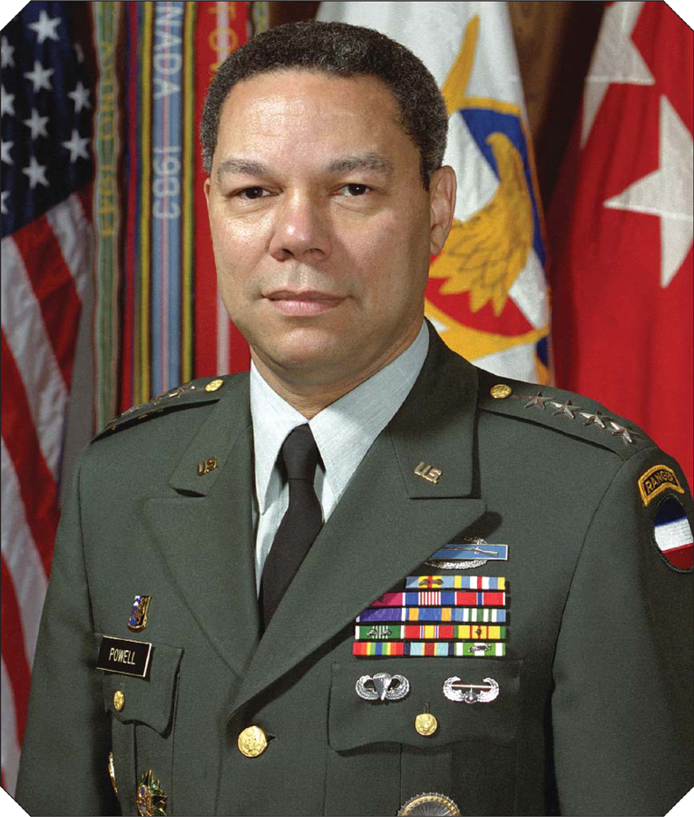 Photograph of General Colin Powell in 1989 the year he became the first - photo 7