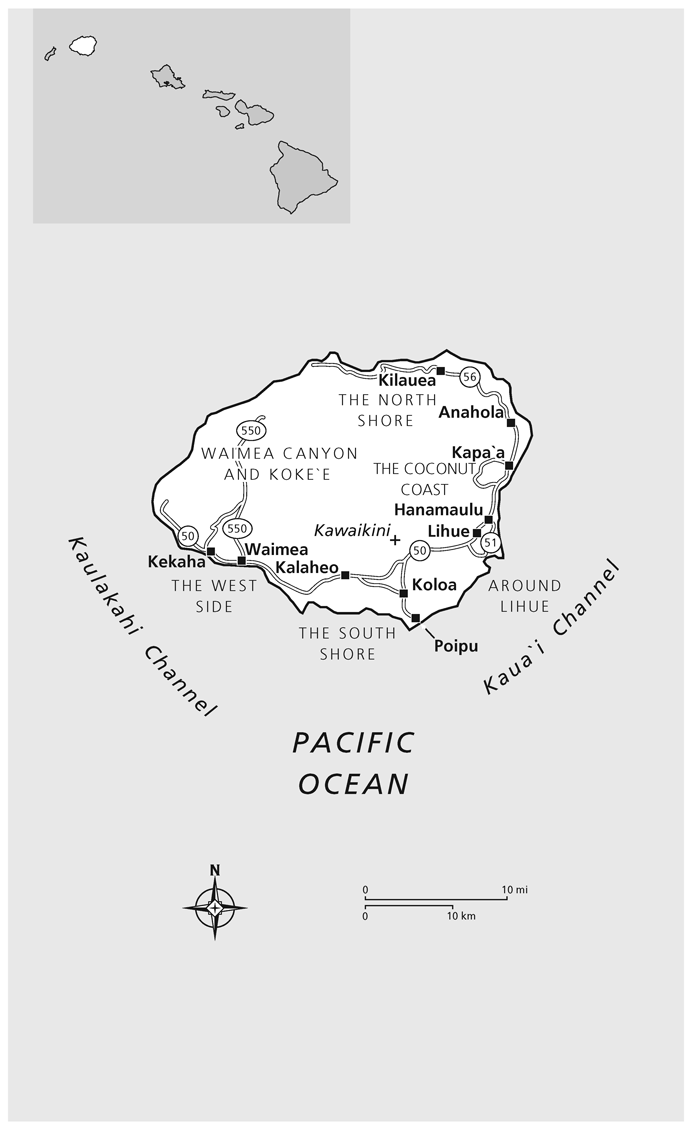 Two main highways Kaumualii Route 50 and Kuhio Route 56 reach like arms - photo 2