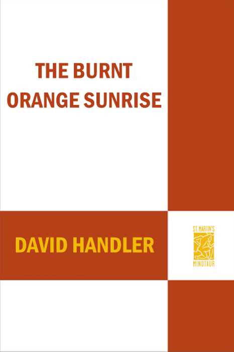 ALSO BY DAVID HANDLER F EATURING B ERGER M ITRY The Burnt Orange Sunrise - photo 1