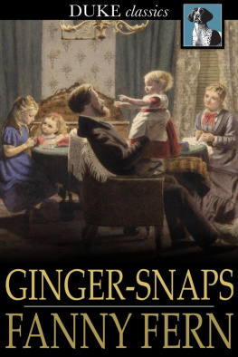 Fanny Fern Ginger-snaps