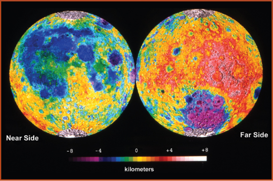 Image Credit Lunar and Planetary Institute On this color-coded map of the - photo 8