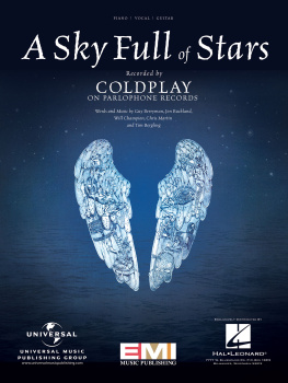 Coldplay A Sky Full of Stars Sheet Music