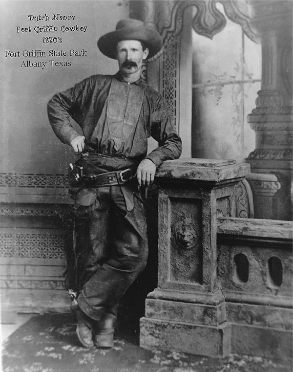 A typical Fort Griffin cowboy of the 1870s James A Brock wasnt a typical Fort - photo 3