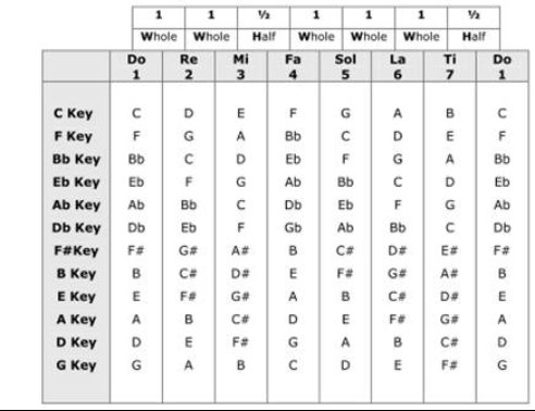 T he key of C is the easiest scale to learn visually as all the scale tones - photo 7