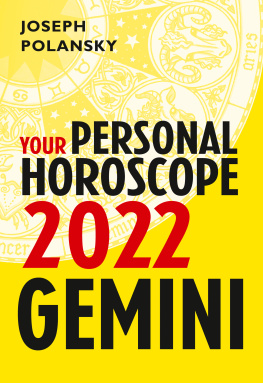 Joseph Polansky - Gemini 2022: Your Personal Horoscope