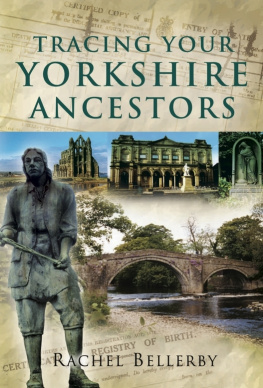 Rachel Bellerby Tracing Your Yorkshire Ancestors