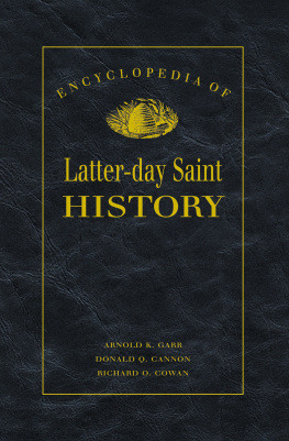 Donald Q. Cannon - Encyclopedia of Latter-day Saint History