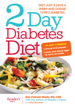 Erin Palinsky 2-Day Diabetes Diet: Diet Just 2 Days a Week and Dodge Type 2 Diabetes