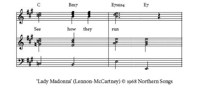 The semitoneslide from C to Bm before the resolution involving two - photo 3