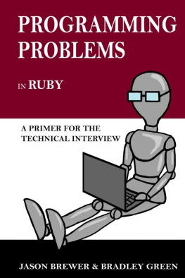 Bradley Green Programming Problems in Ruby