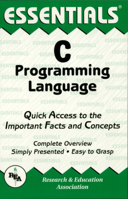 Ernest C. Ackermann - C Programming Language Essentials