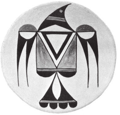 Clay dish Pueblo Indian work Acoma New Mexico The symmetry of this design - photo 10