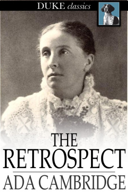 Ada Cambridge - The Retrospect