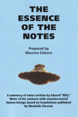 Maurice Osborn - The Essence of the Notes