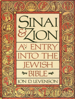 Jon D. Levenson - Sinai and Zion