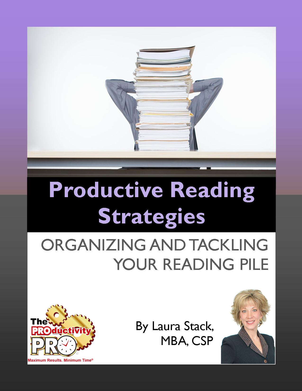 Tableof Contents PRODUCTIVE READING STRATEGIES Organizing and Tackling Your - photo 1