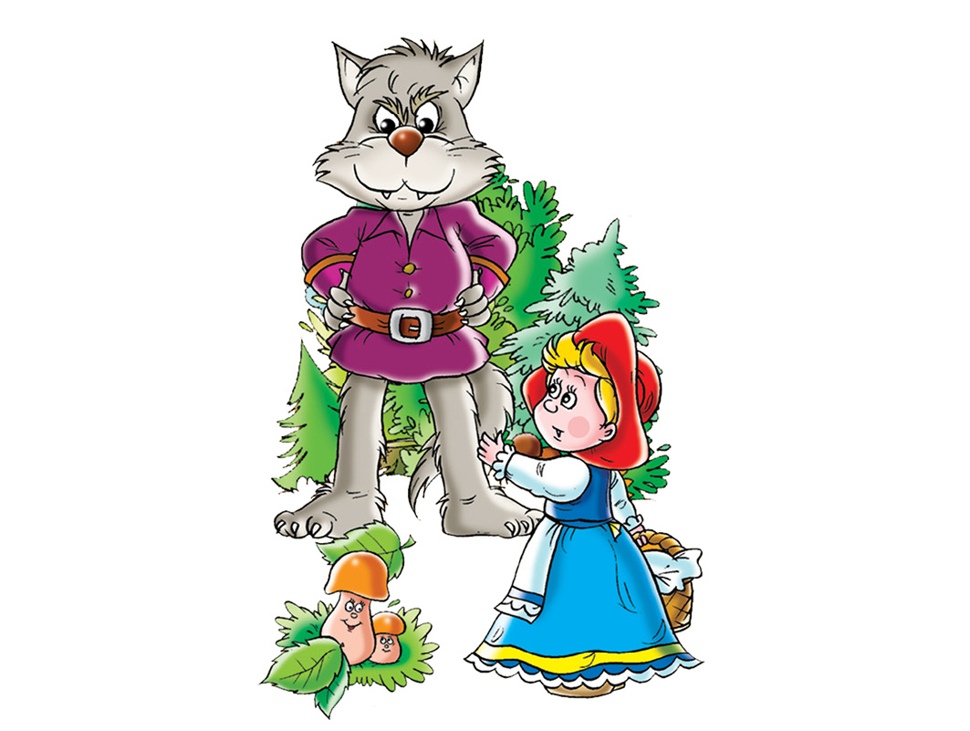 Hello little girl said the wolf What are you doing all alone in this forest - photo 6