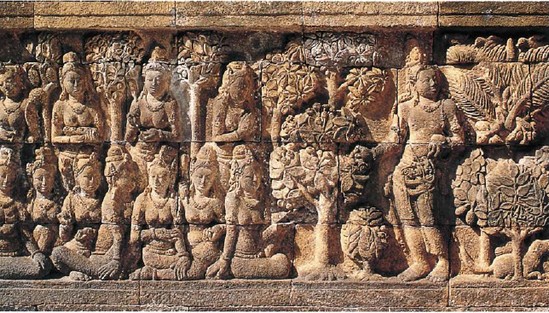 The merchant Maitrakanyaka greeted by 16 nymphs here represented by 11 Each - photo 6