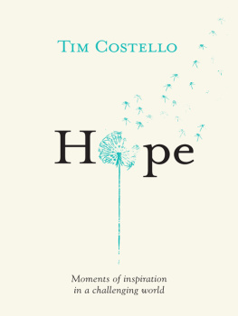 Tim Costello Hope: Moments of inspiration in a challenging world