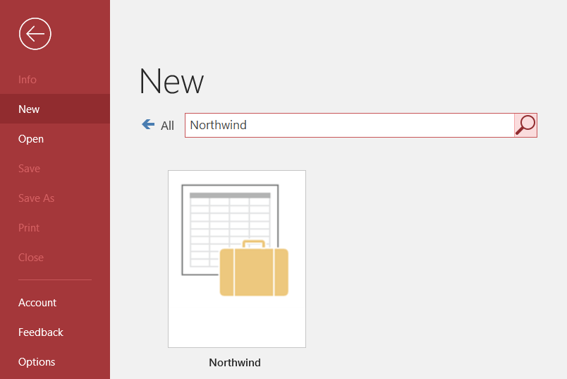 Northwind can also be found online throughMicrosoft and is free Switching to - photo 1