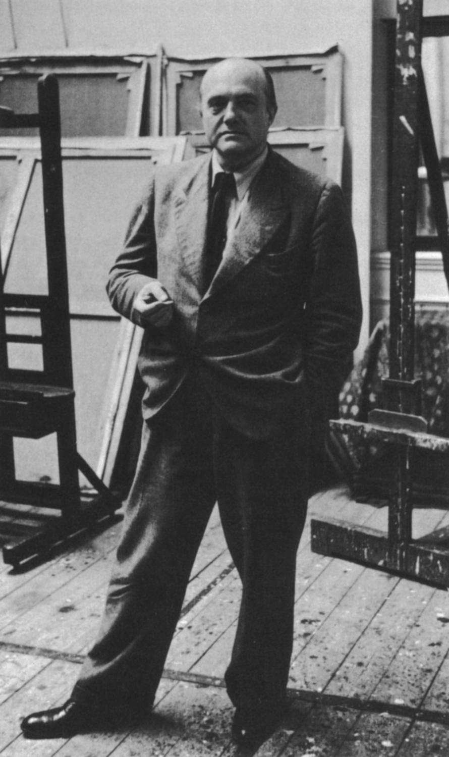 Beckmann in his studio in Amsterdam 1938 Max Beckmann Archive Berlin Max - photo 2