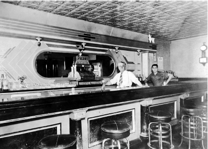 John Luzi on the right bartending at the Club Cadillac on the Strip in - photo 2