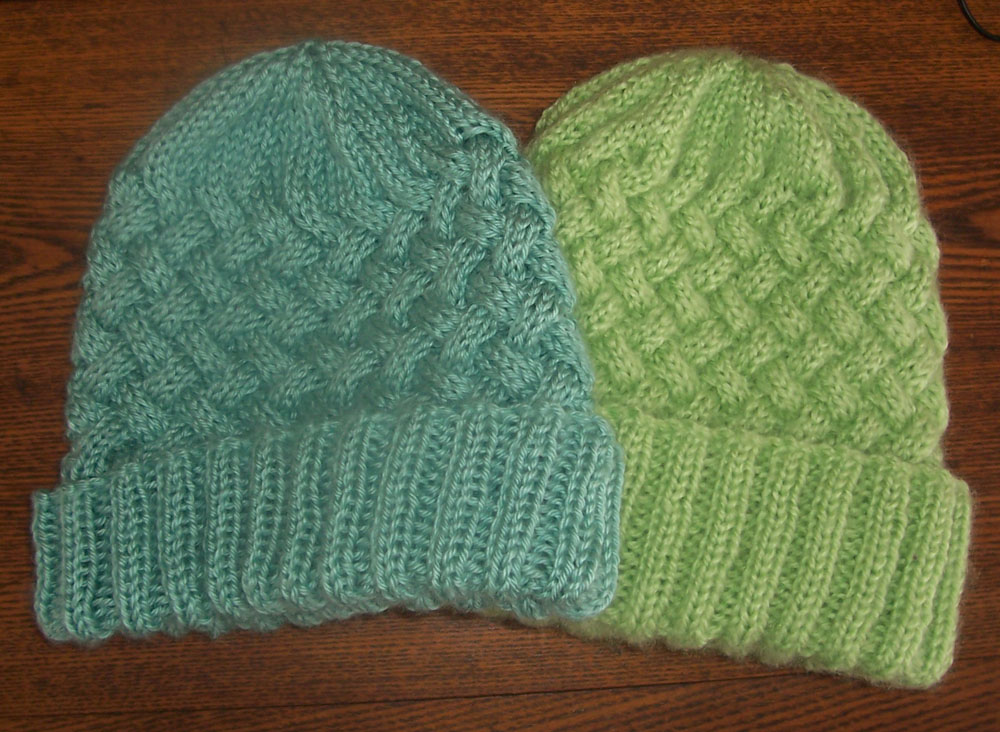 Description This lovely hat knits up soft andlightweight and is designed in a - photo 1