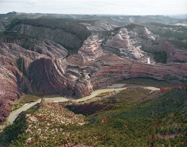 Echo Overlook the confluence of the Yampa and the Green southwestern corner - photo 6