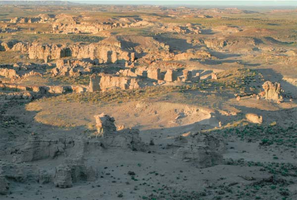 Skull Rim at sunset Adobe Town Sweetwater County Wyoming 2004 Washakie - photo 7