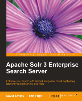 David Smiley Apache Solr 3 Enterprise Search Server