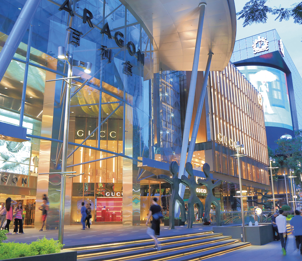 Orchard Road is lined with a number of luxury malls such as Paragon - photo 4