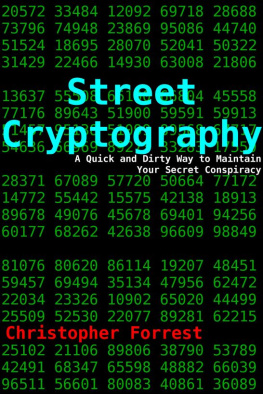 Christopher Forrest Street Cryptography