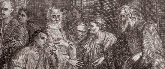 Ancient Greek statesman Solon explaining his code of laws to the Athenians - photo 15