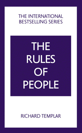 Richard Templar The Rules of People, 2nd Edition