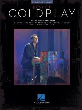 Coldplay Best of Coldplay for Big-Note Piano