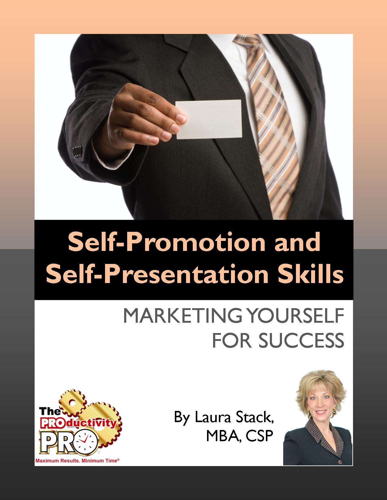 Table of Contents SELF-PROMOTION AND SELF-PRESENTATION SKILLS Marketing - photo 1