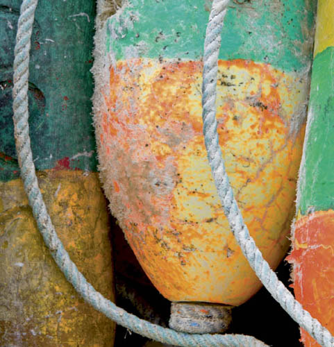 Buoys Yaquina Bay Harbor Newport Crab pots Fishing nets fishing lines - photo 9