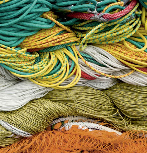 Fishing nets fishing lines and rope Wreck of the Mary D Hume on a foggy - photo 11